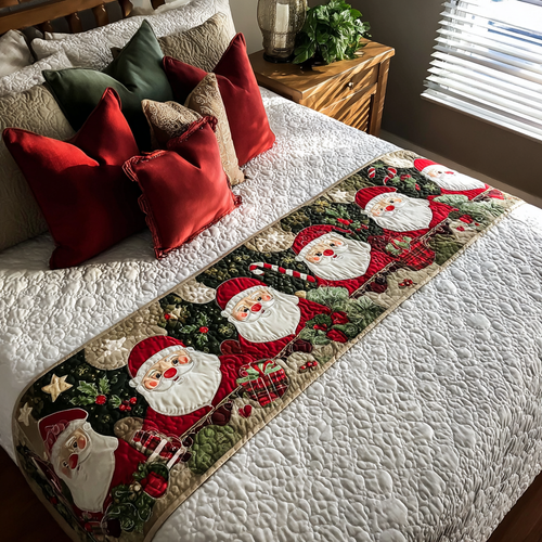 Santa Magic Quilted Bed Runner NCU0DK9865