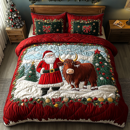 Santa Memories 3-Piece Quilted Bedding Set NCU0DK11308