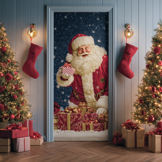 Santa Memory Quilted Door Cover NCU0DK11238