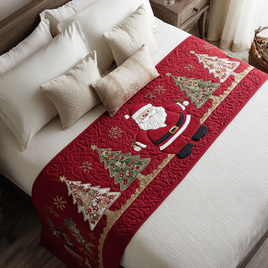Santa Parade Quilted Bed Runner NCU0TV680