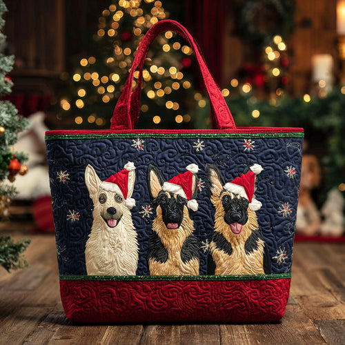 Santa Paw Friends Quilted Tote Bag NCU0TV1324
