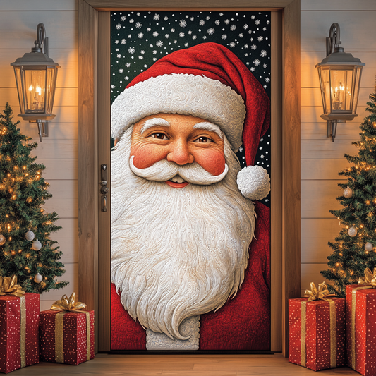 Santa Portrait Quilted Door Cover NCU0DK11231