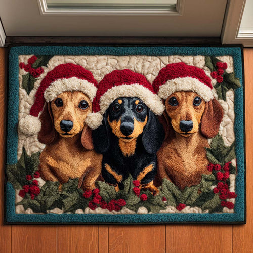 Santa Pups Doormat NCU0NT10201