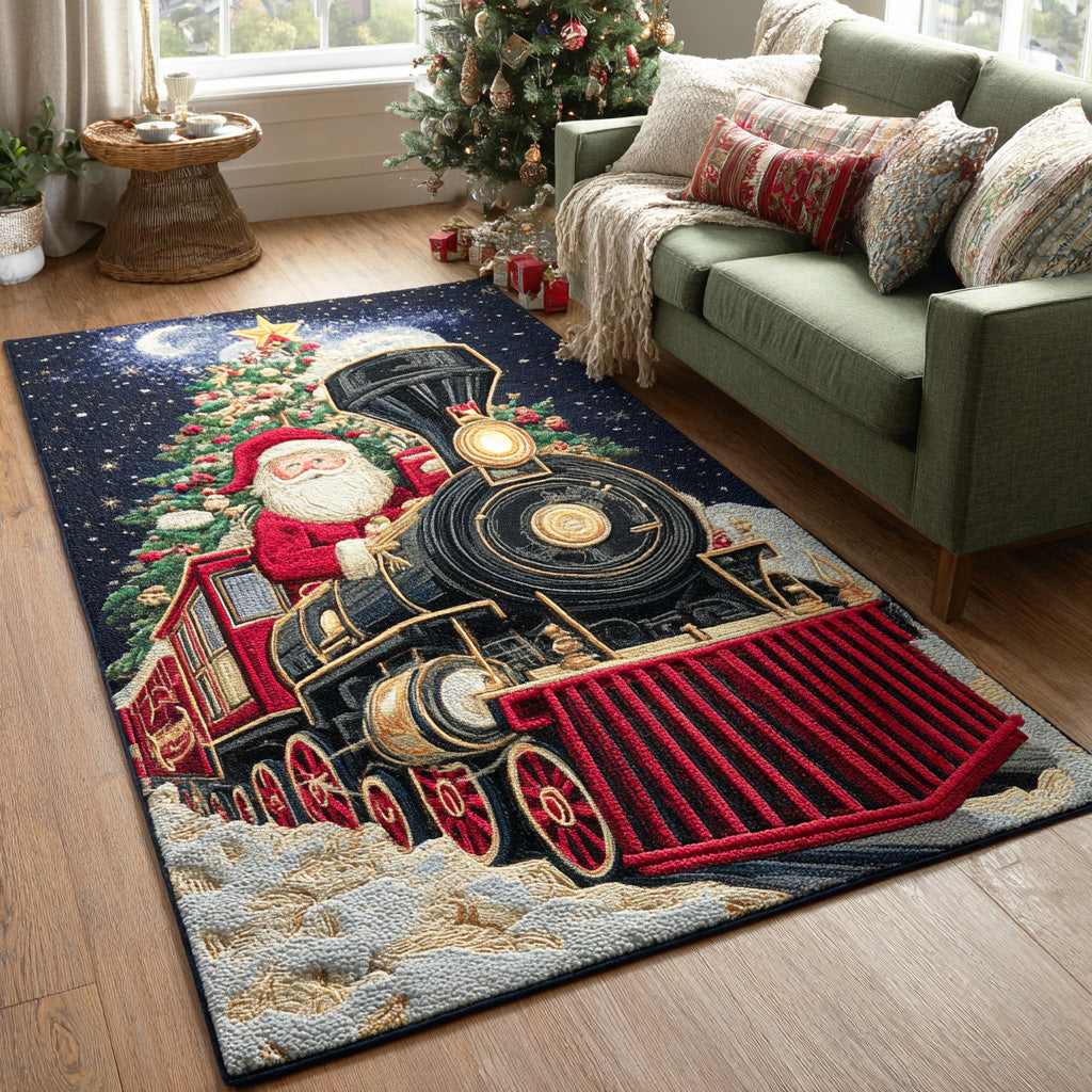 Santa Rail Journey Area Rug NCU0TD1081 – Vantique