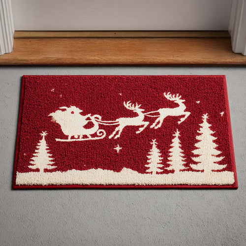 Santa Sleigh Doormat NCU0NT10157
