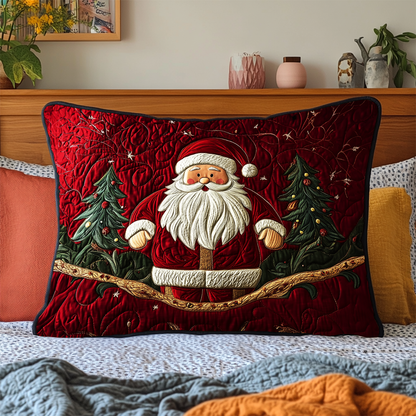 Santa Sleigh Ride Quilted Bedding Pillow Case NCU0DK2290