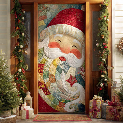Santa Smile Quilted Door Cover NCU0XD1941