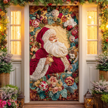Santa Snowy Wish Quilted Door Cover NCU0TD1471