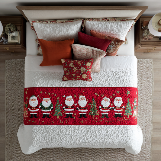 Santa Spirit Quilted Bed Runner NCU0DK9867