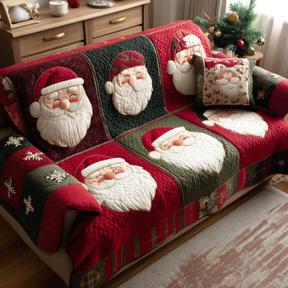 Santa Spirit Quilted Sofa Cover NCU0TD1903