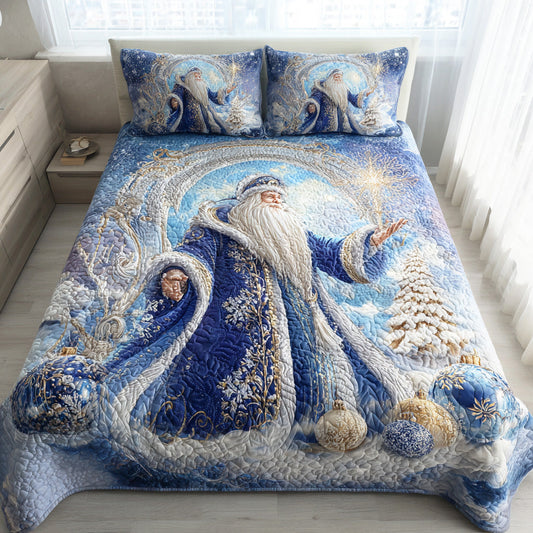 Santa Star Magic 3-Piece Quilted Bedding Set NCU0TD1543