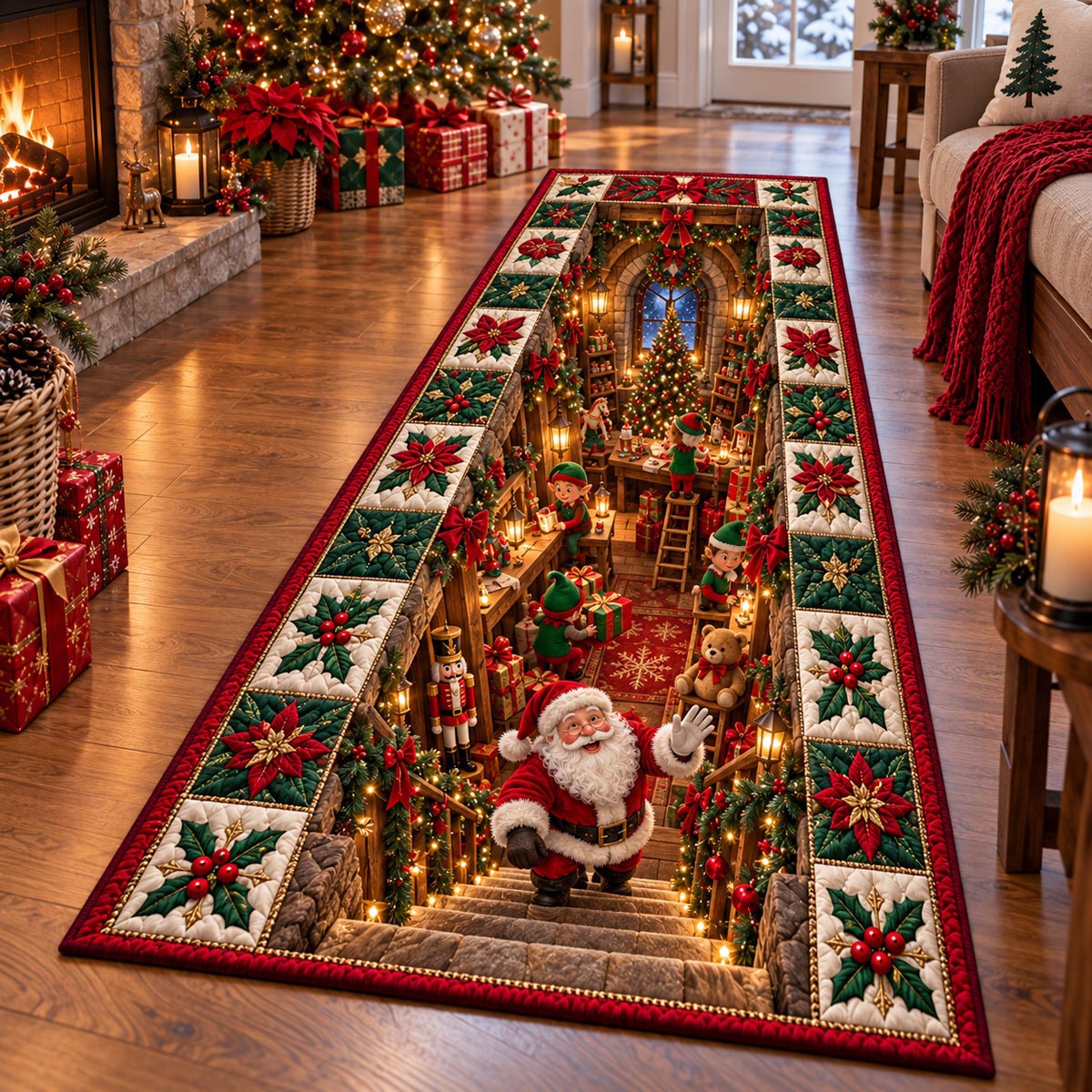 Santa Village Journey Runner Carpet NCU0DV10223