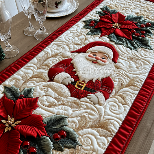 Santa Workshop Quilted Table Runner NCU0DV1878