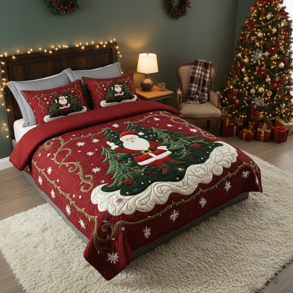 Santa Workshop Wonder 3-Piece Quilted Bedding Set NCU0DK2056
