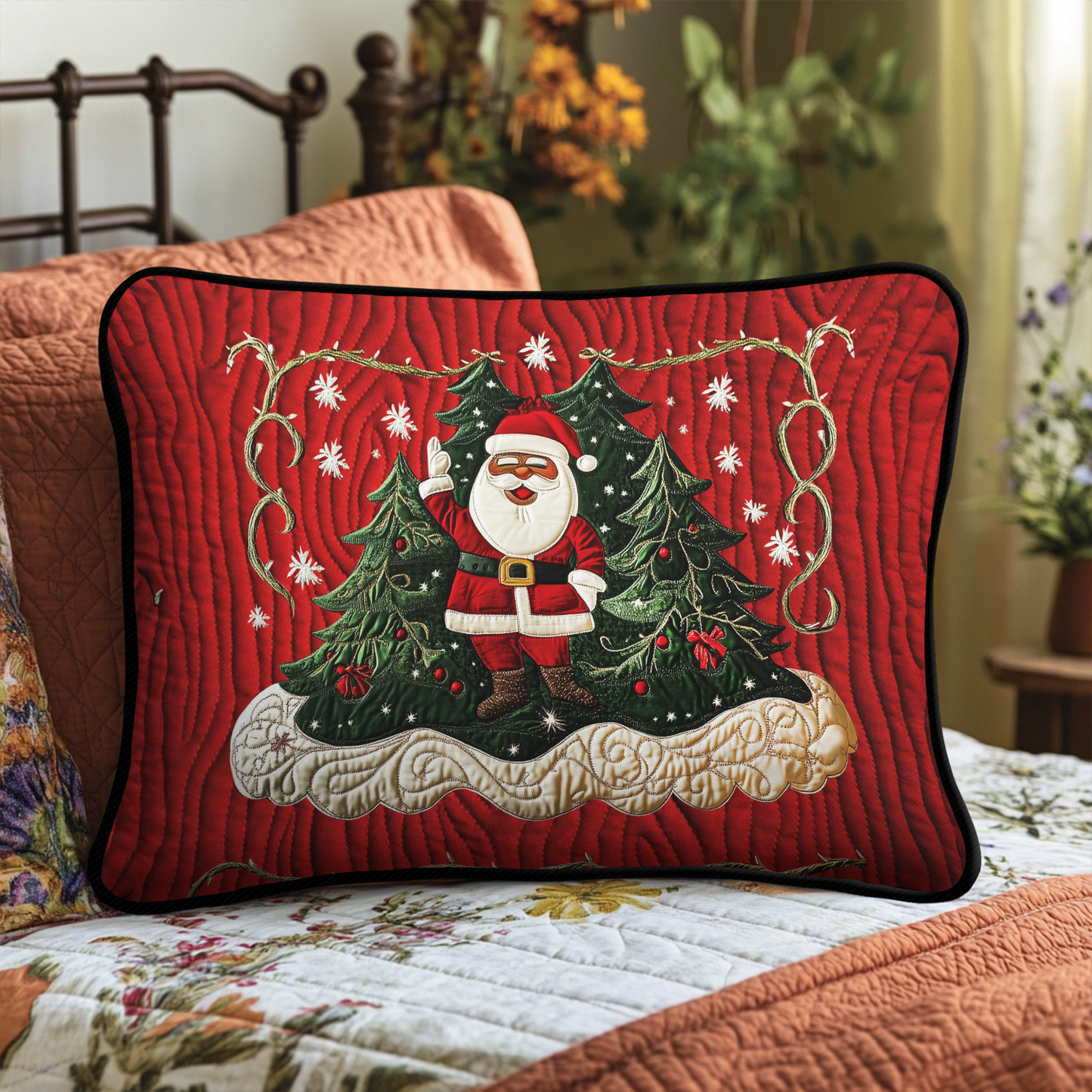 Santa Workshop Wonder V2 Quilted Bedding Pillow Case NCU0DK2607