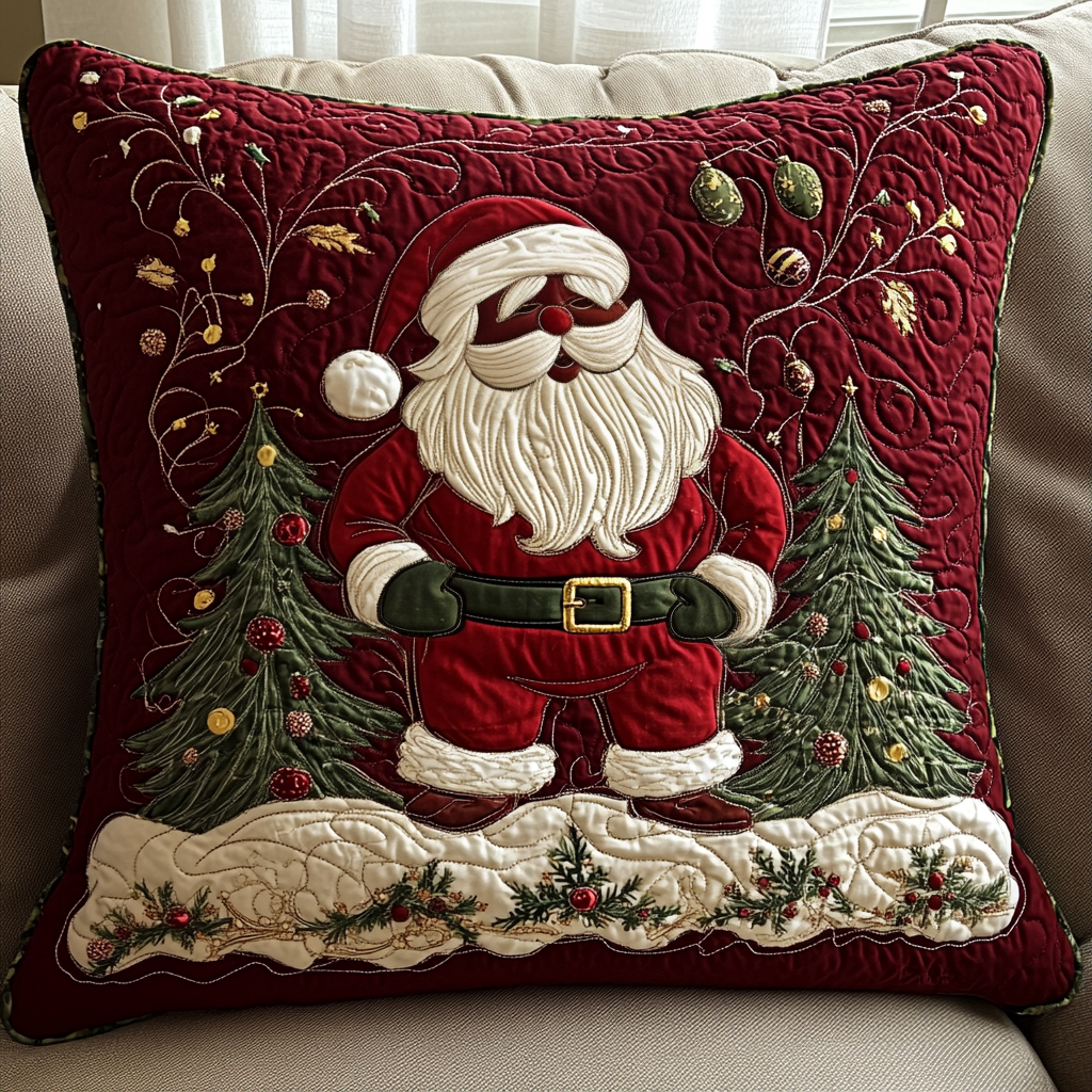 Santa Workshop Wonder V2 Quilted Pillow Case NCU0DK2606