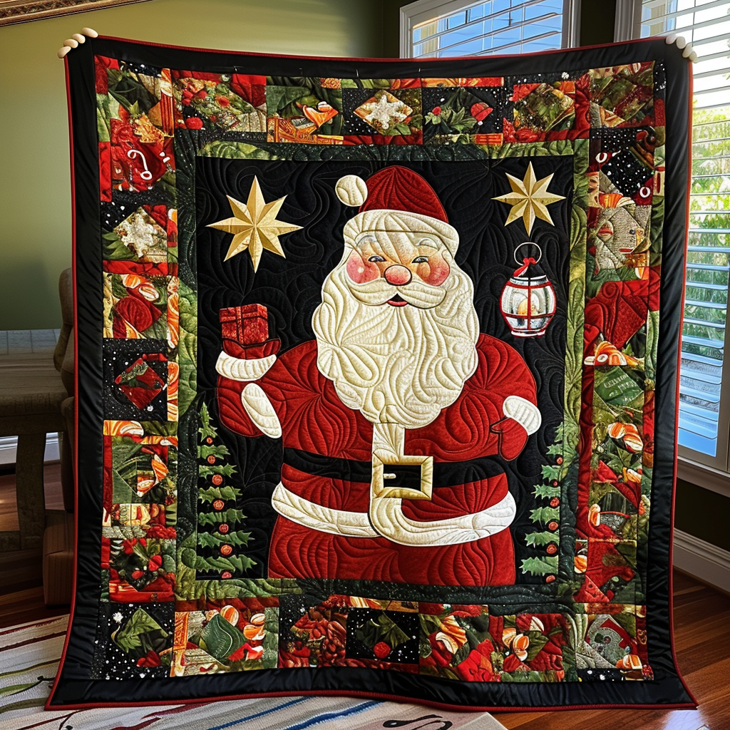 Santa's Joy Quilted Blanket NCU0NT078