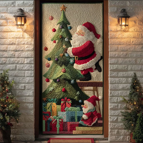 Santas Workshop Wonder Quilted Door Cover NCU0PT10414