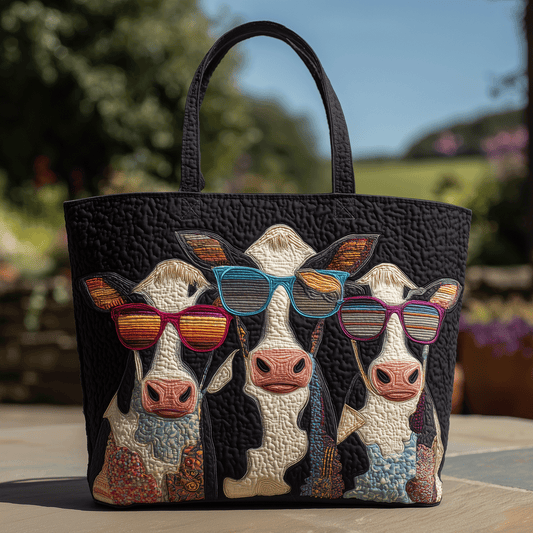 Sassy Cow Quilted Tote Bag NCU0TH2741