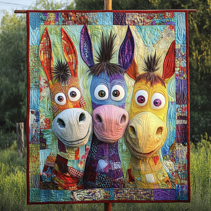 Sassy Saddlebacks Quilted Blanket NCU0PT6808