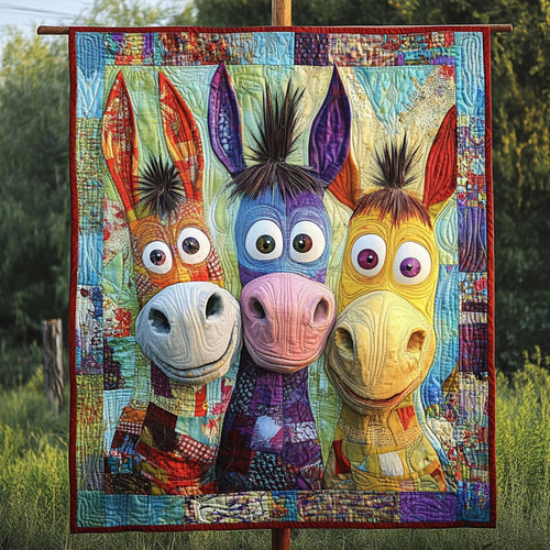 Sassy Saddlebacks Quilted Blanket NCU0PT6808