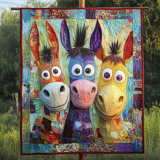 Sassy Saddlebacks Quilted Blanket NCU0PT6808