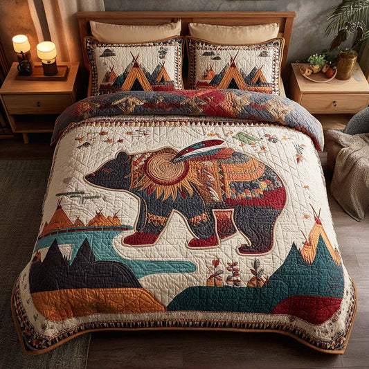Savage Paw 3-Piece Quilted Bedding Set NCU0TD205