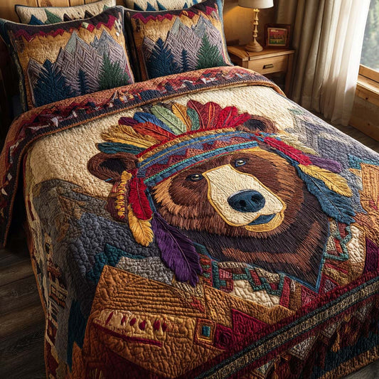 Savage Roar 3-Piece Quilted Bedding Set NCU0TD202