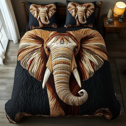 Savanna Guardian 3-Piece Quilted Bedding Set NCU0DV3538