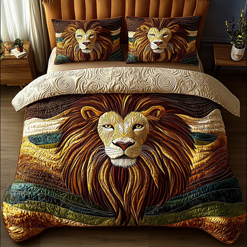Savanna King 3-Piece Quilted Bedding Set NCU0DK5436