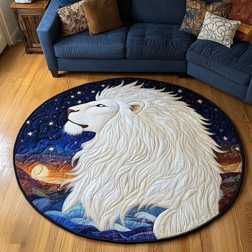 Savanna Roar Quilted Round Mat NCU0DK5531