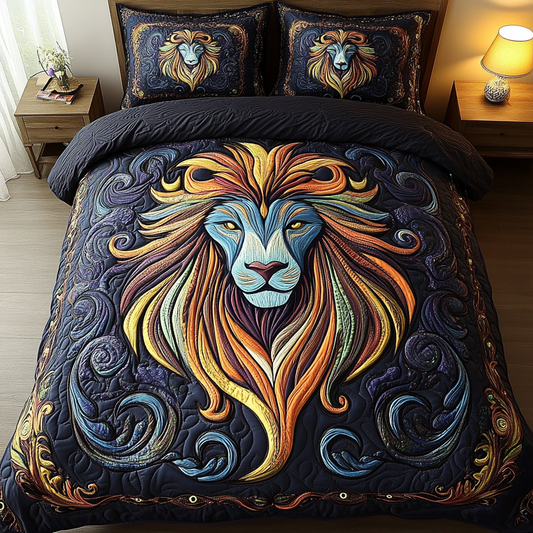 Savanna Ruler 3-Piece Quilted Bedding Set NCU0DK4379