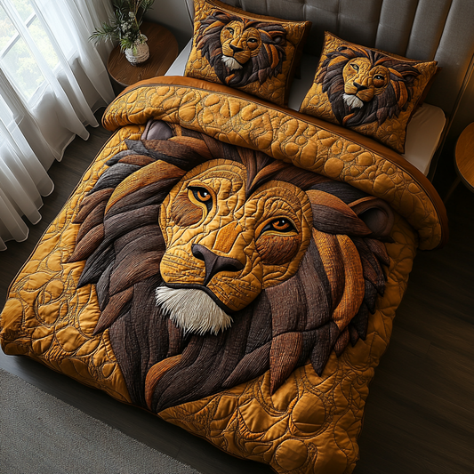Savanna Soul 3-Piece Quilted Bedding Set NCU0DV2909