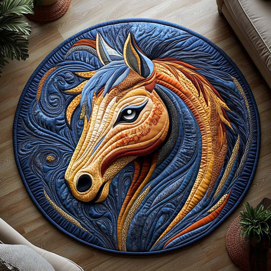 Savanna Spirit Quilted Round Mat NCU0XD336