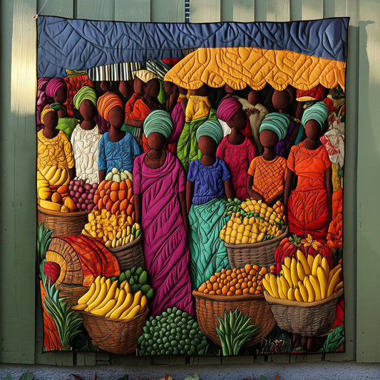 Savanna Stalls Quilted Blanket NCU0DK7767