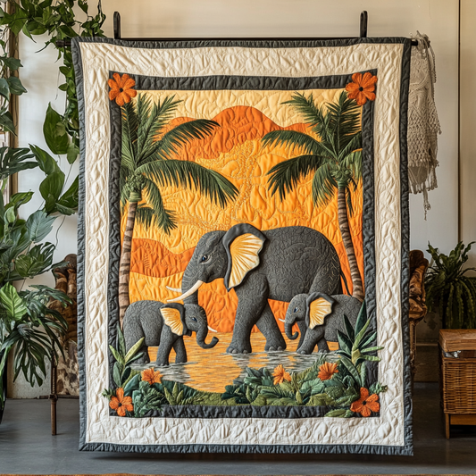 Savanna Stroll Quilted Blanket NCU0DK5711