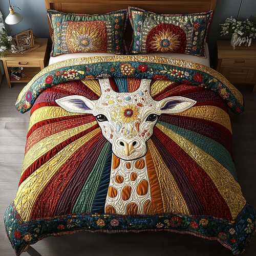 Savanna Wanderer 3-Piece Quilted Bedding Set NCU0DK5429