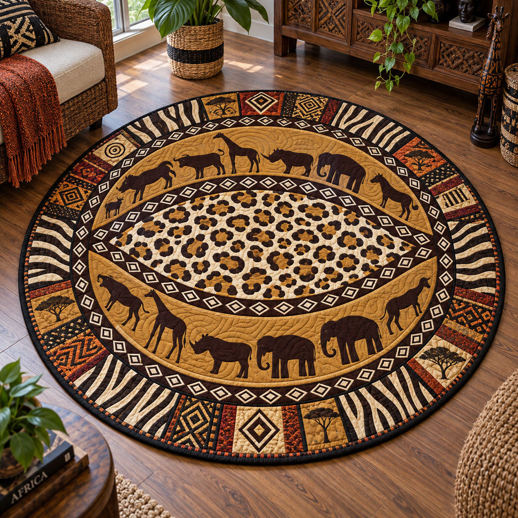 Savannah Heritage Quilted Round Mat NCU0PT12070