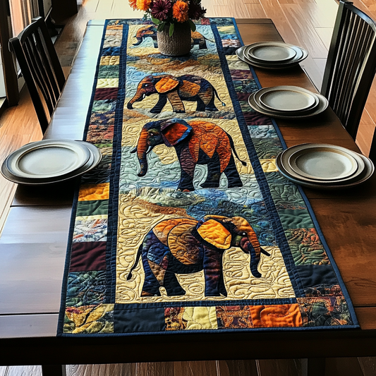 Savannah Majesty Quilted Table Runner NCU0DV3582