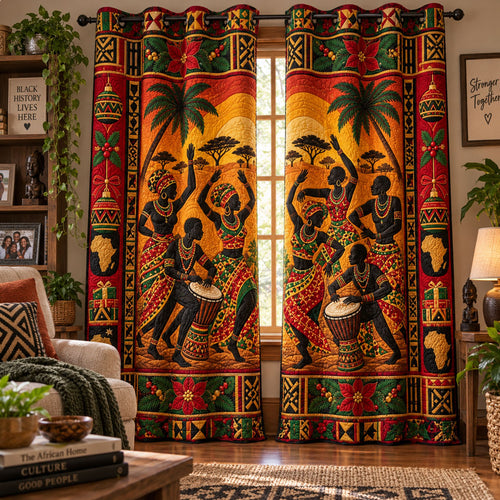 Savannah Rhythms Quilted Curtains NCU0PT12130
