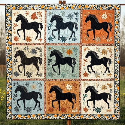 Savannah Stallion Quilted Blanket NCU0DK1123