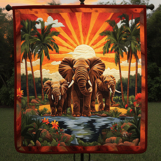 Savannah Sunrise Quilted Blanket NCU0NT3597
