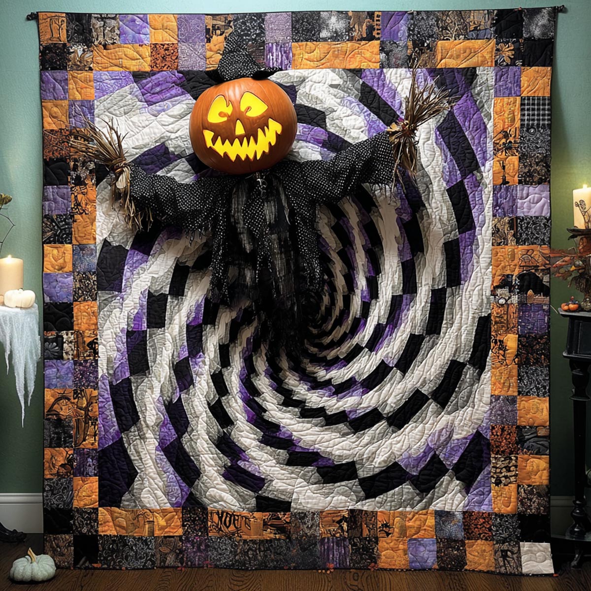 Scarecrow Phantom Quilted Blanket NCU0DV9850
