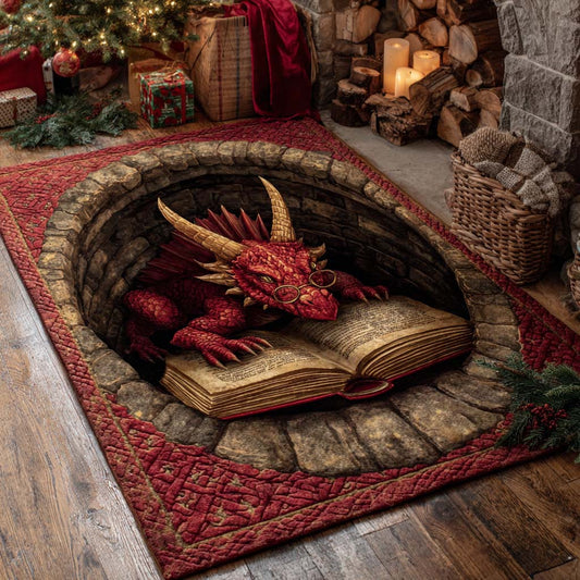 Scarlet Dragon Wisdom Area Rug NCU0HH1874