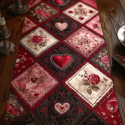 Cottage Heart Quilted Table Runner NCU0VT366