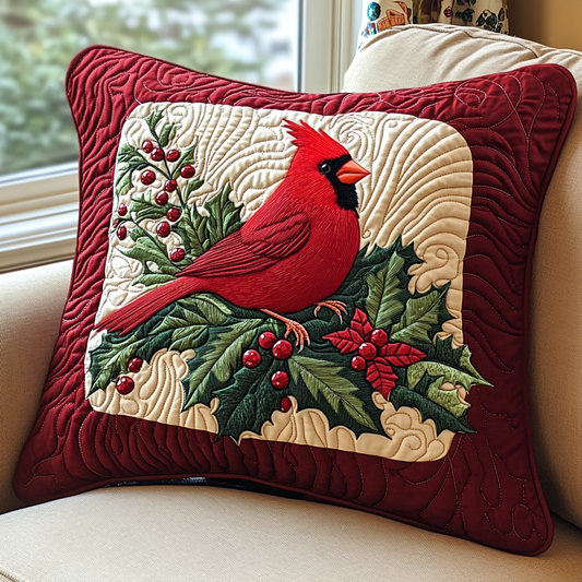 Scarlet Song Quilted Pillow Case NCU0VH073