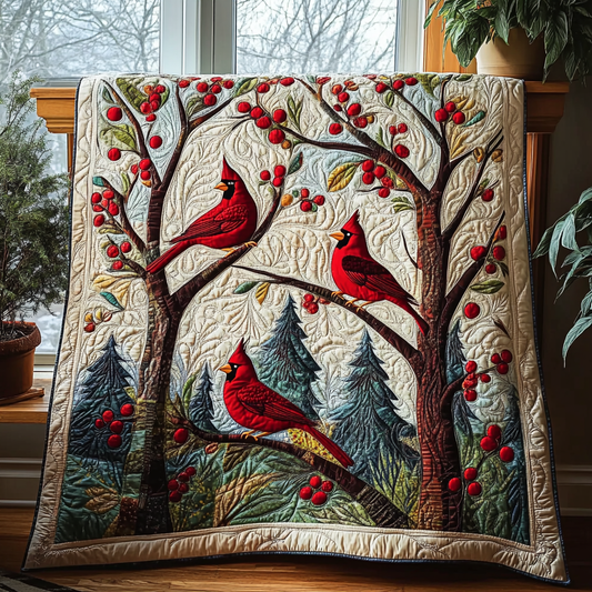 Scarlet Symphony Quilted Blanket NCU0DV3031
