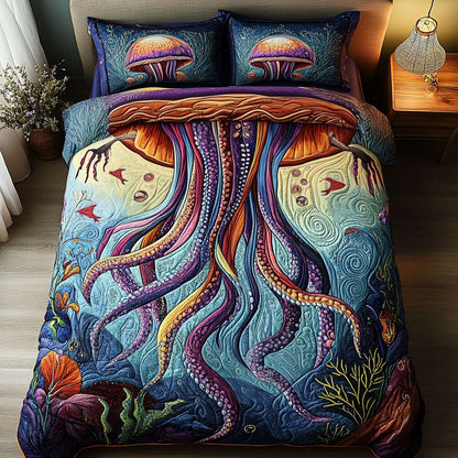 Scary Serenity 3-Piece Quilted Bedding Set NCU0PT4184