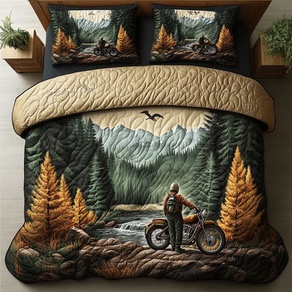 Scenic Journey 3-Piece Quilted Bedding Set NCU0DK7192