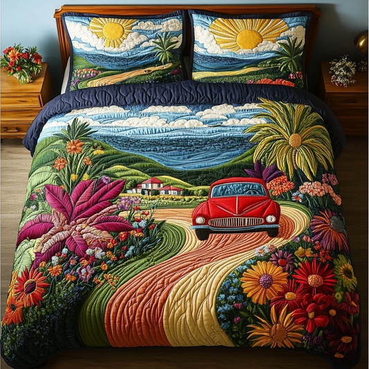 Scenic Retreat 3-Piece Quilted Bedding Set NCU0DK6331